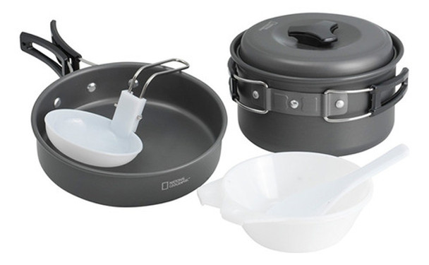 Set De Camping 2-3 Personas Marmita Para Cocinar Alum Teflon 0 Set De Camping 2-3 Personas Marmita Para Cocinar Alum Teflon 0