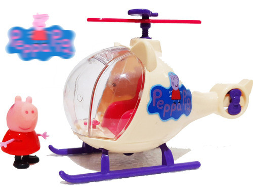 Peppa Pig Helicoptero De Rescate + 1 Muñeco!!!! 0