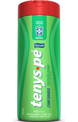 Talco Tenys Pé Baruel Pó Canforado 100g 0