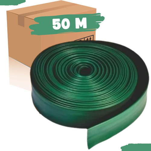 Separador De Grama Limitador Jardim C/ Borda 50m 10cm Altura 0
