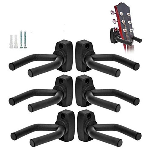 6 Piezas De Perchas Para Guitarra Con Soporte De Gancho Para 0