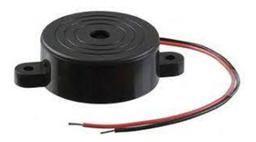 Buzzer Piezo Traducer 80db Ext Drive-s/oscilador C/cable 0