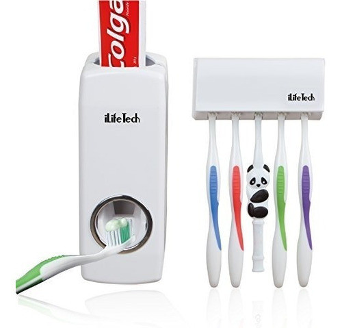 Ilifetech Dispensador De Pasta De Dientes Manos Libres Autom 0