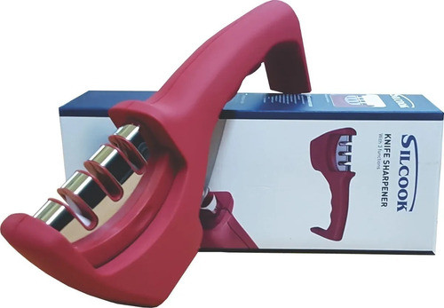 Afilador De Cuchillos Acero Y Ceramica Silcook 063 0