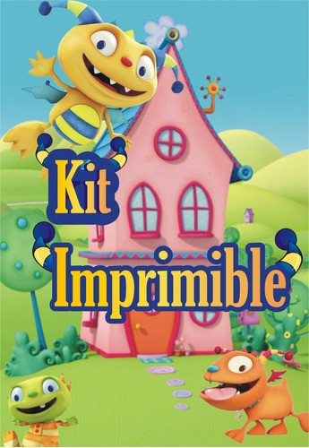 Henry Hugglemonster  Kit Imprimible Cumpleaños Personalizad 0