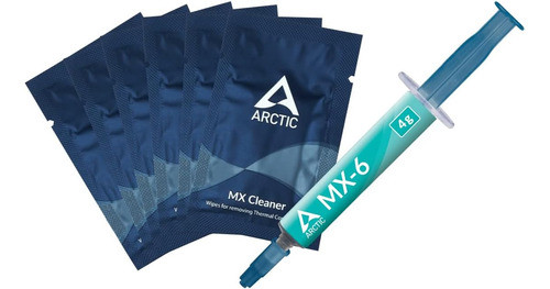 Mx-6 2024 Pasta Termica Arctic Mx-6 De 4g Con Limpiadores !! 0