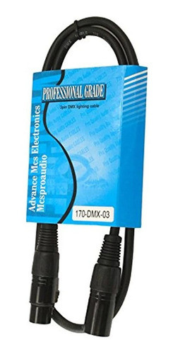 Mcsproaudio 110 Ohm Cable De Iluminación Dmx De 3 Pines (03 0