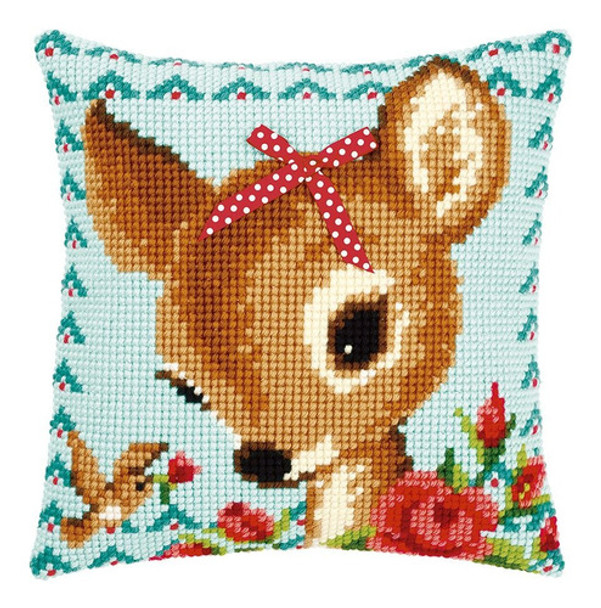 Tapiz Almohadon - Set Completo - Lanas + Aguja - Cañamazo 0