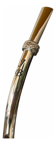 Bombilla De Plata Personalizada Con Grabado Láser 0