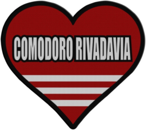 Parche Termoadhesivo Corazon Huracan Comodoro Rivadavia 0