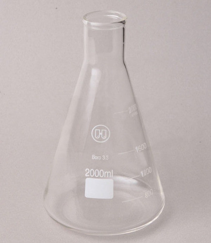 Erlenmeyer 2000 Ml Vidrio Borosilicato 3.3 0