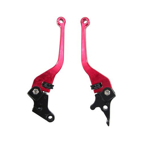 Levas Rebatibles Regulables De Aluminio Rojas -thormoto- 0
