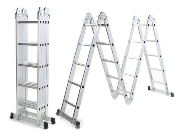 Escalera Aluminio Andamio 20 Escalones Hasta  5.70m Altura 0