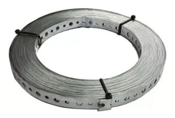 Cinta Metalica Fleje Perforado Galvanizado Grampa 5 Metros 0