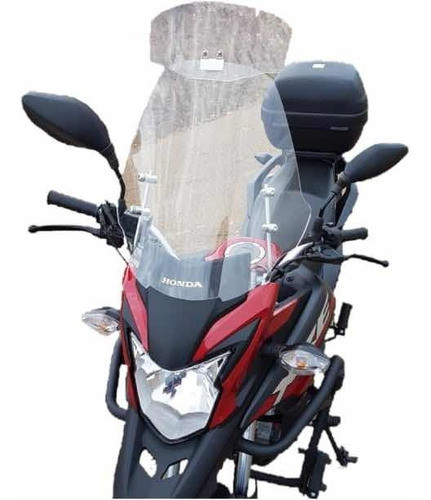 Bolha Parabrisa Xre 190  2014 A2020 Com Defletor ( Cristal) 0