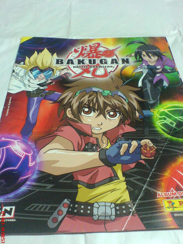 Bakugan- Batle Browlers   Album De Figuritas (vacio)-unico- 0
