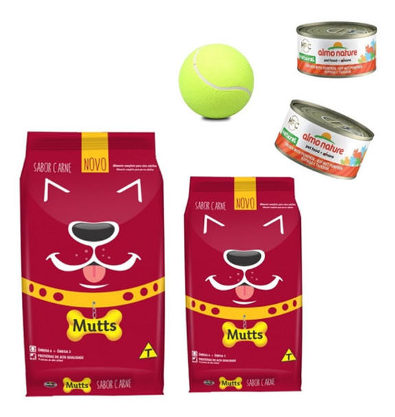 Ración Mutts Perro 29 Kilos+ Regalo+ Envío En Montevideo 0