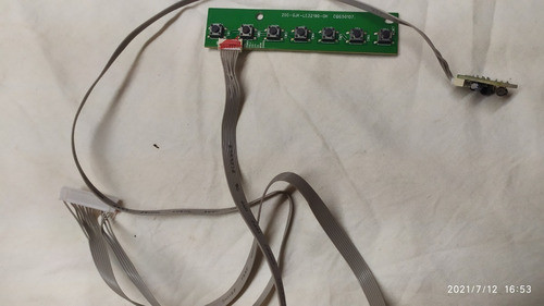 Botonera Y Receptor De Tv Microsonic Led32le3229 0