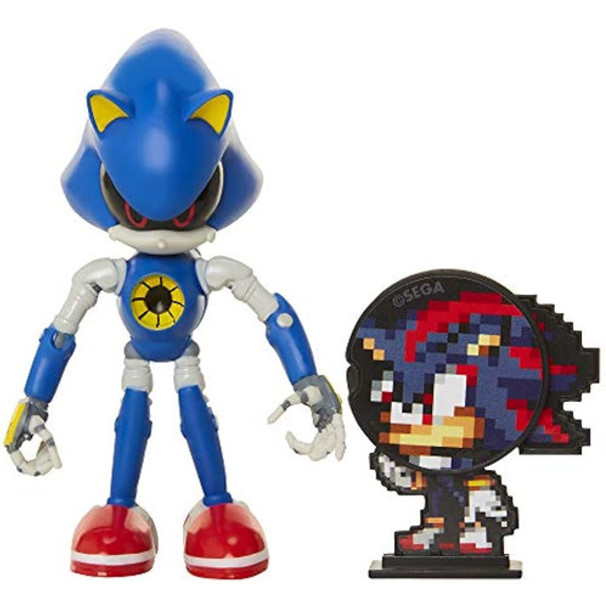 Sonic The Hedgehog Coleccionable Metal Sonic 4  Figura De Ac 0