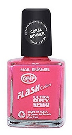 Esmalte Neon Flash Colors De Gnp 15ml Coral 0
