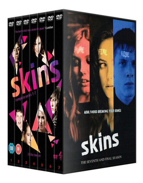 Skins Temporadas 1 2 3 4 5 6 7 Dvd Ingles Subt Español 0