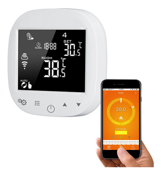 Termostato Wifi Para Losa Radiante Caldera Digital Ambiente 0