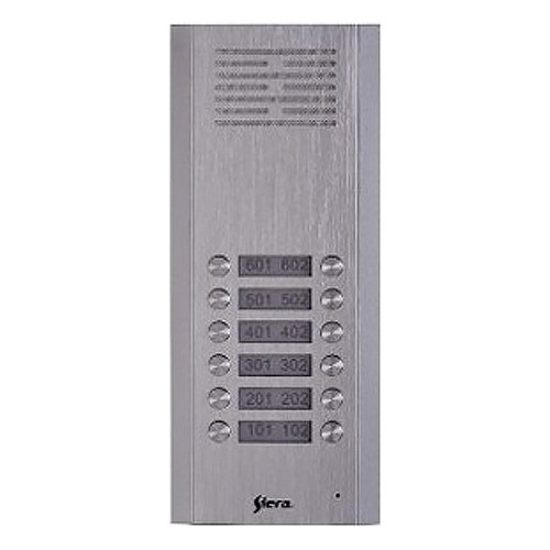 Panel Metálico De Embutir De 12 Pulsadores Tsp 012 0