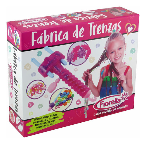 Divertida Fabrica De Trenzas Fiorella Con Accesorios 0