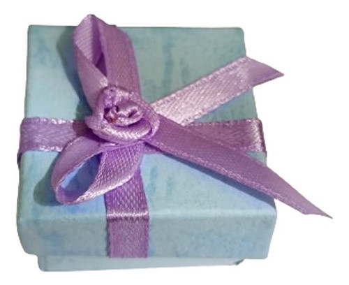 Estuche Para Anillos Pulseras Collares Bijouterie Celeste 0