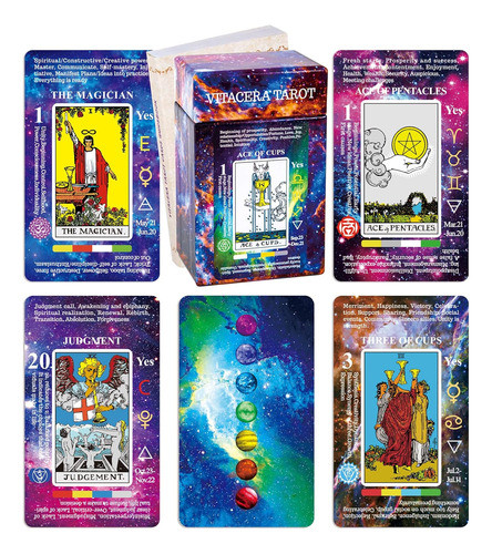Baraja De Tarot Para Principiantes Con Guía Y Significados 0