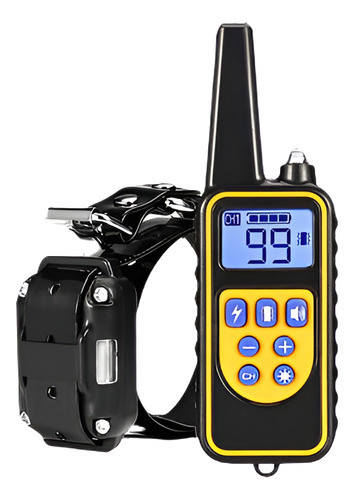 Lcd Perro Choque Collar Impermeable Recargable Perro Entrena 0