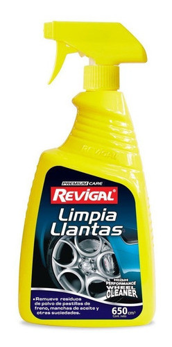 Limpia Llantas Revigal 650cc Con Atomizador Cuotas 0