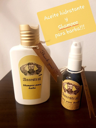 Aceite Hidratante + Shampoo Para Barba 0