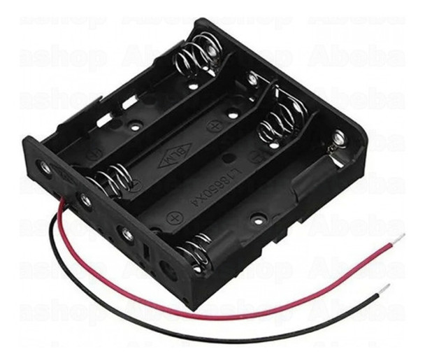 Pack 4x Portapilas 4x 18650 Apilamiento De Pilas 1 X 4 0