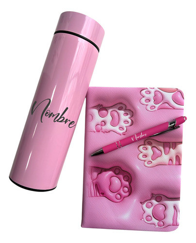 Kit Botella Lapicera Y Libreta 0