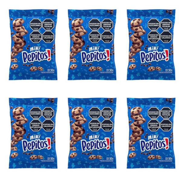 Galletitas Mini Pepitos 50g X 6 Unidades - Tienda Kako 0