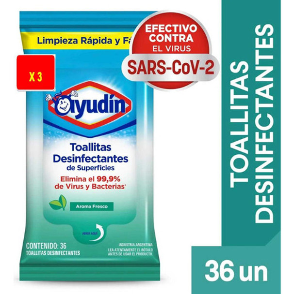 Toallitas Desinfectantes Ayudin Pack Economico 0 Toallitas Desinfectantes Ayudin Pack Economico 0