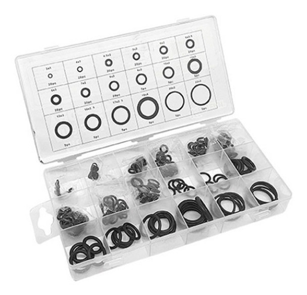 Kit Anel De Vedação Borracha O-ring Jogo Arruela 225 Peças 0