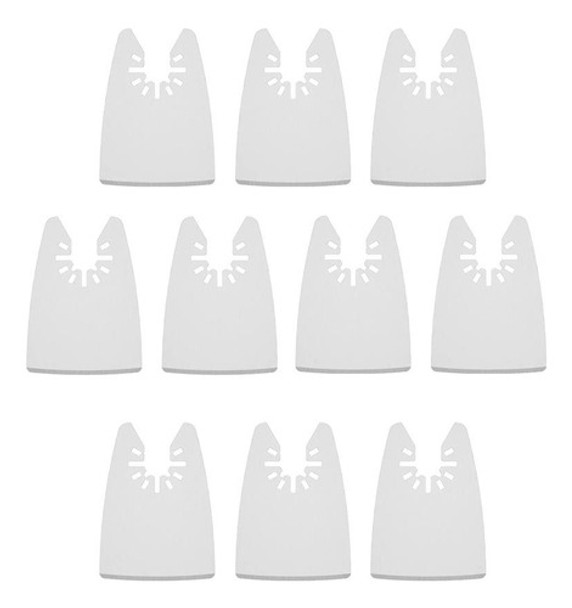 Jogo 10 Lâminas Raspadoras Para Multiferramenta Oscilante 0