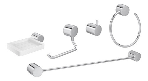Kit De Accesorio 5 Piezas Deca Flex Bronce Cromado 0