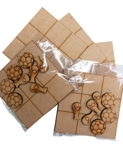 60 Tateti Mundial Copa Pelota Souvenir Fibro 8x8 Bolsita 0