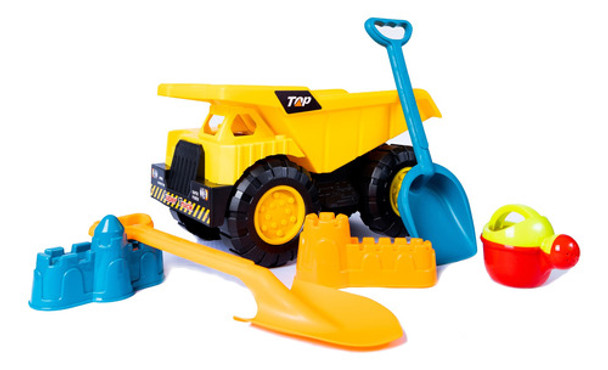 Camion Con Volcadora De Playa 5pcs. 0