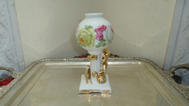 Mate Isabelino Antiguo Aleman Querubin Bañado En Oro Vealo 0