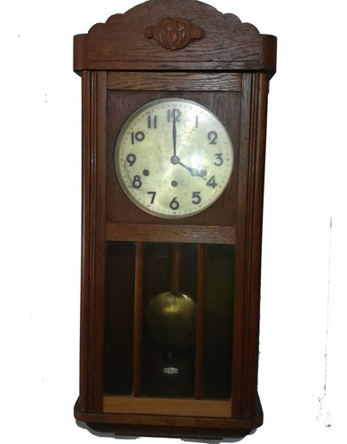 Antiguo Reloj De Pared Junghans Alemán Carrillón Westminster 0