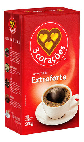 500g Cafe Extra Fuerte Tres Corazones, Pele, Caboclo, Etc. 0