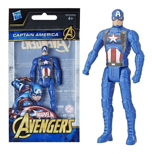 Novo Mini Figura De Açao Marvel Capitao America Hasbro E4353 0