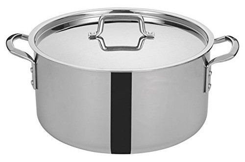 Winco Tgsp-20 Maceta De Tres Capas, Plateada 0