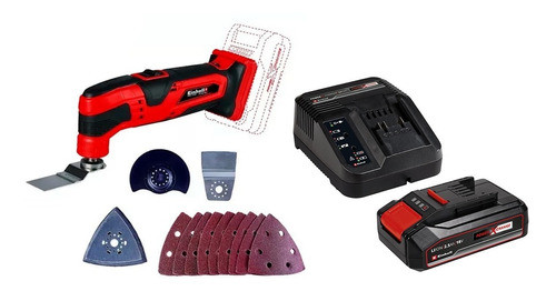 Multiherramienta Oscilante Einhell 18v + Starter Kit 2.5 Ah 0