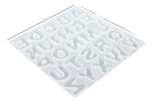 Molde Letras Resina Epoxi 1,7cm Llaveros Collar 0