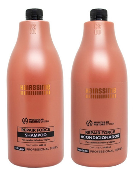 Hairssime Repair Force Shampoo + Acondicionador Grande 6c 0